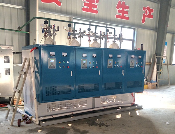 金星艾葉專注種植有限公司300KW電磁蒸汽鍋爐運行中